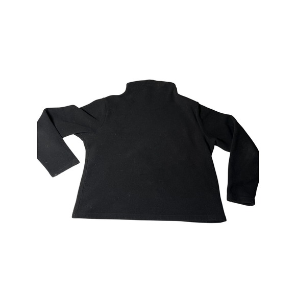 L.L. Bean Tops - L.L. Bean Polartec Fleece Pullover Womens XL Black Mock Neck Long Sleeve 0BGD5